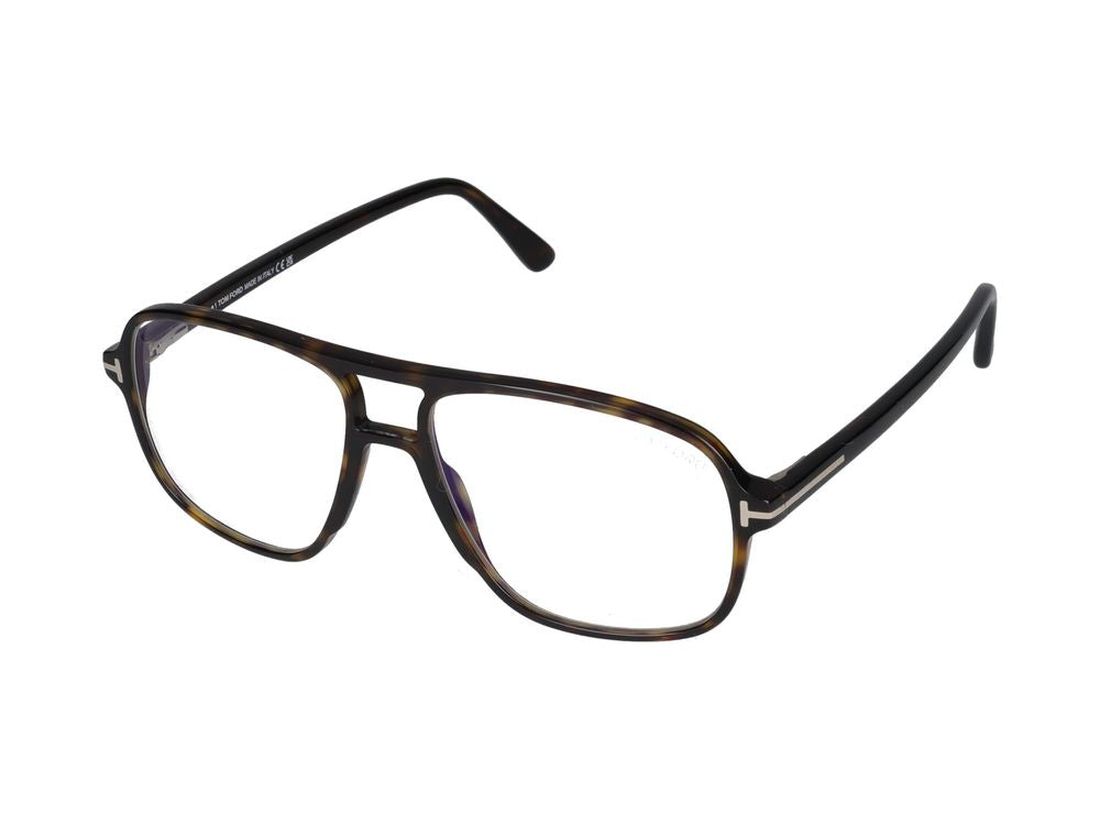 Tom Ford FT5737-B Injected Acetate Eyeglasses — Black