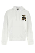 Moschino Logo-Embroidered Sweatshirt — White