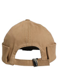Dolce & Gabbana HAT10034 Cotton Docker Cap Beanie — Beige