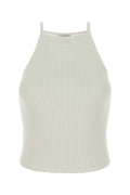 Courreges Knit Tank Top — White