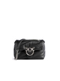 Pinko Love Puff Baby Crossbody Bag — Black