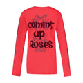 Simone Rocha Coming Up Roses Graphic T-Shirt — Red