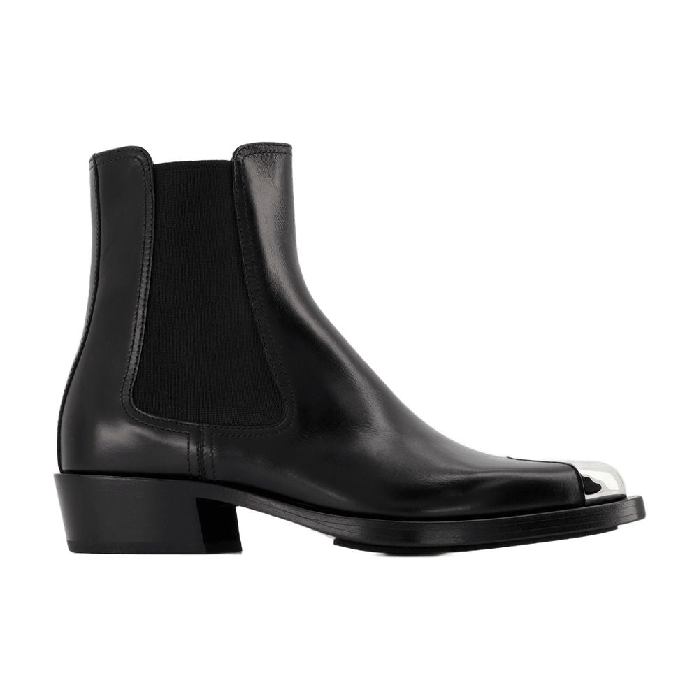 Alexander McQueen Boxcar Boot — Black