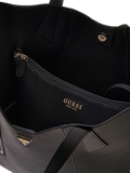 Guess Darcy Large 2 In 1 Tote Bag — Black