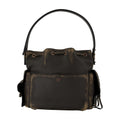 Acne Studios Multipocket Calfskin Crossbody Bag — Brown