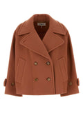 Chloé Virgin Wool Blend Coat — Pink