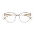 Chloé CH0127O004 Acetate Round-Frame Eyeglasses — Pink