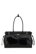 Bolso de hombro Prada de piel Vitello - Negro