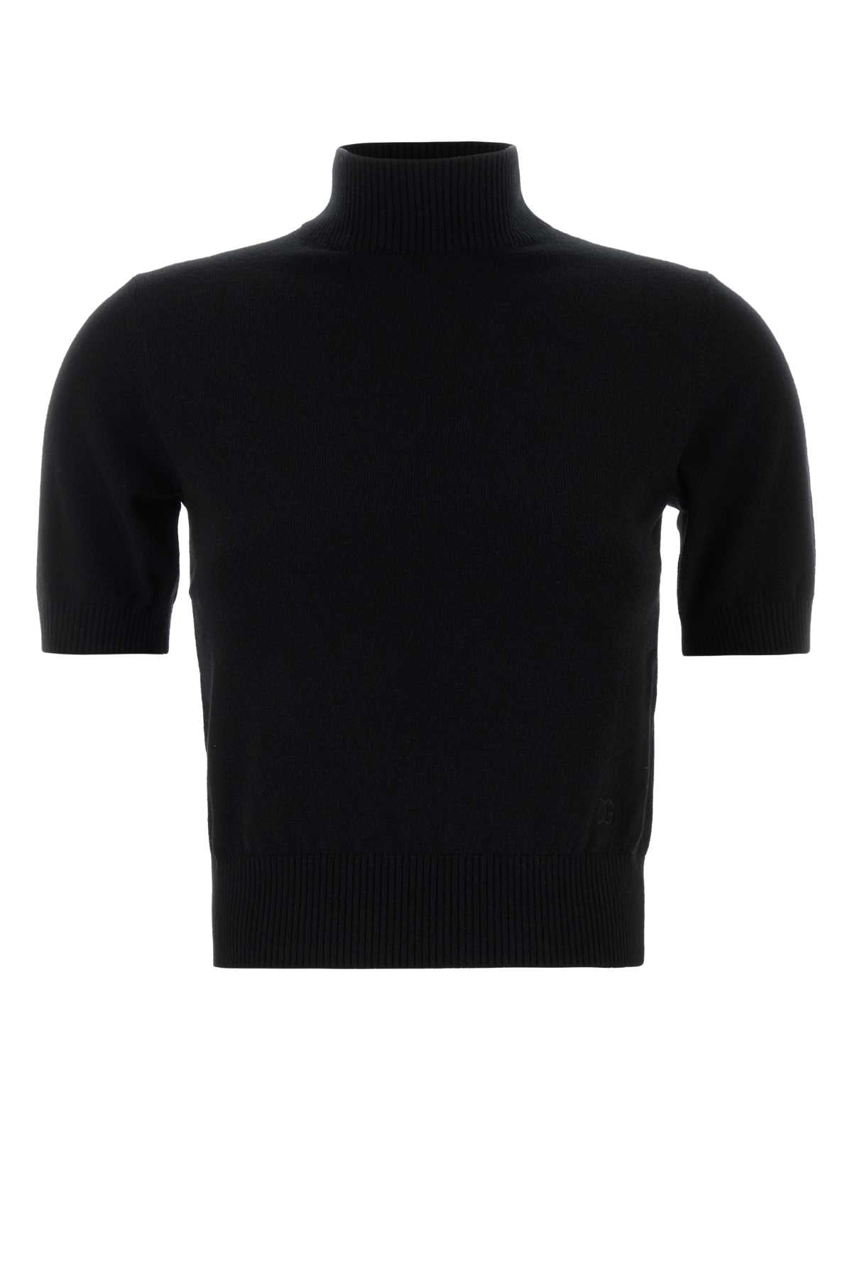 Dolce & Gabbana Cashmere Turtleneck Sweater — Black