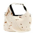 SamsøE SamsøE Calf Hair Shoulder Bag — White