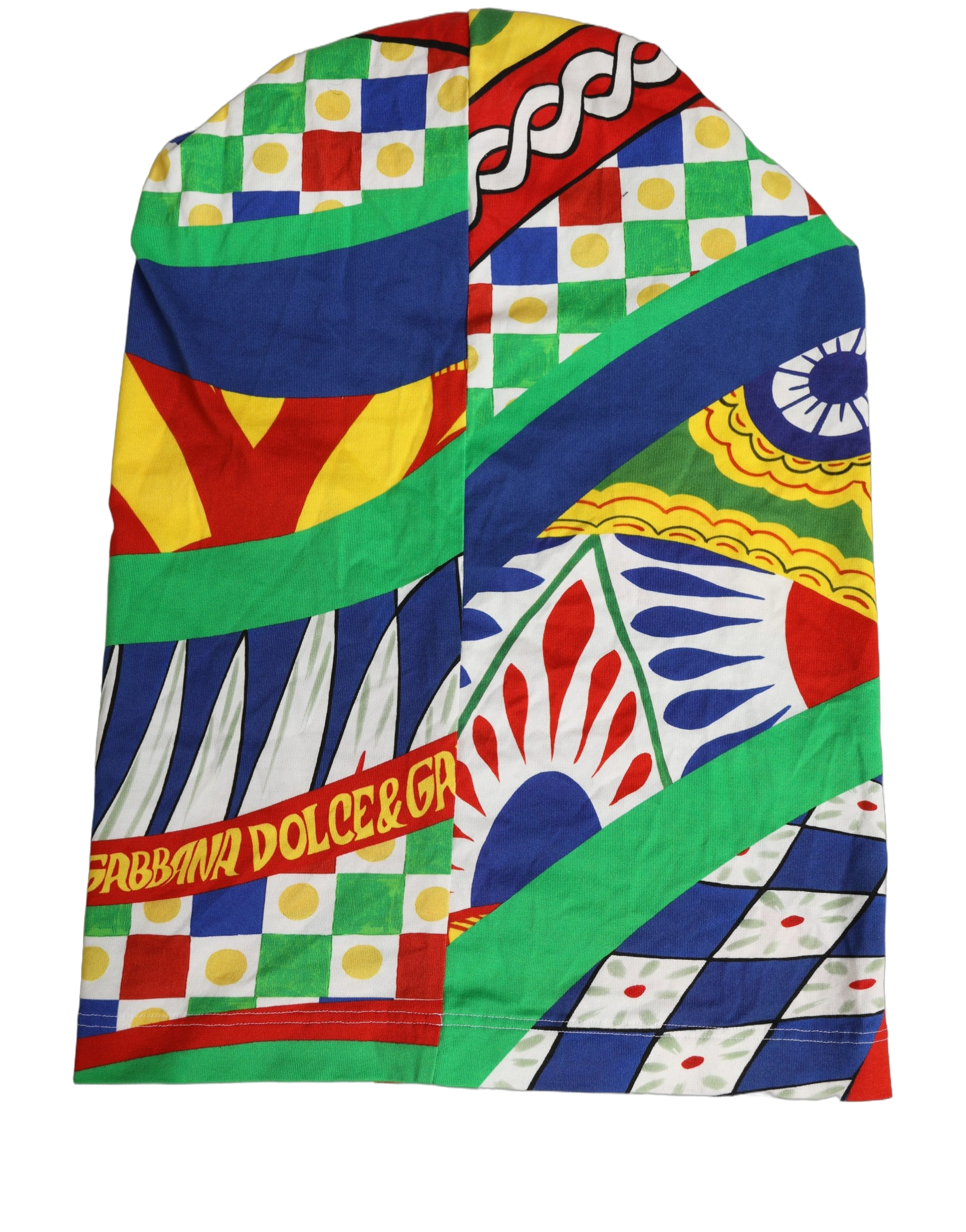 Dolce & Gabbana HAT10096 Carretto Siciliano Balaclava — Multicolor
