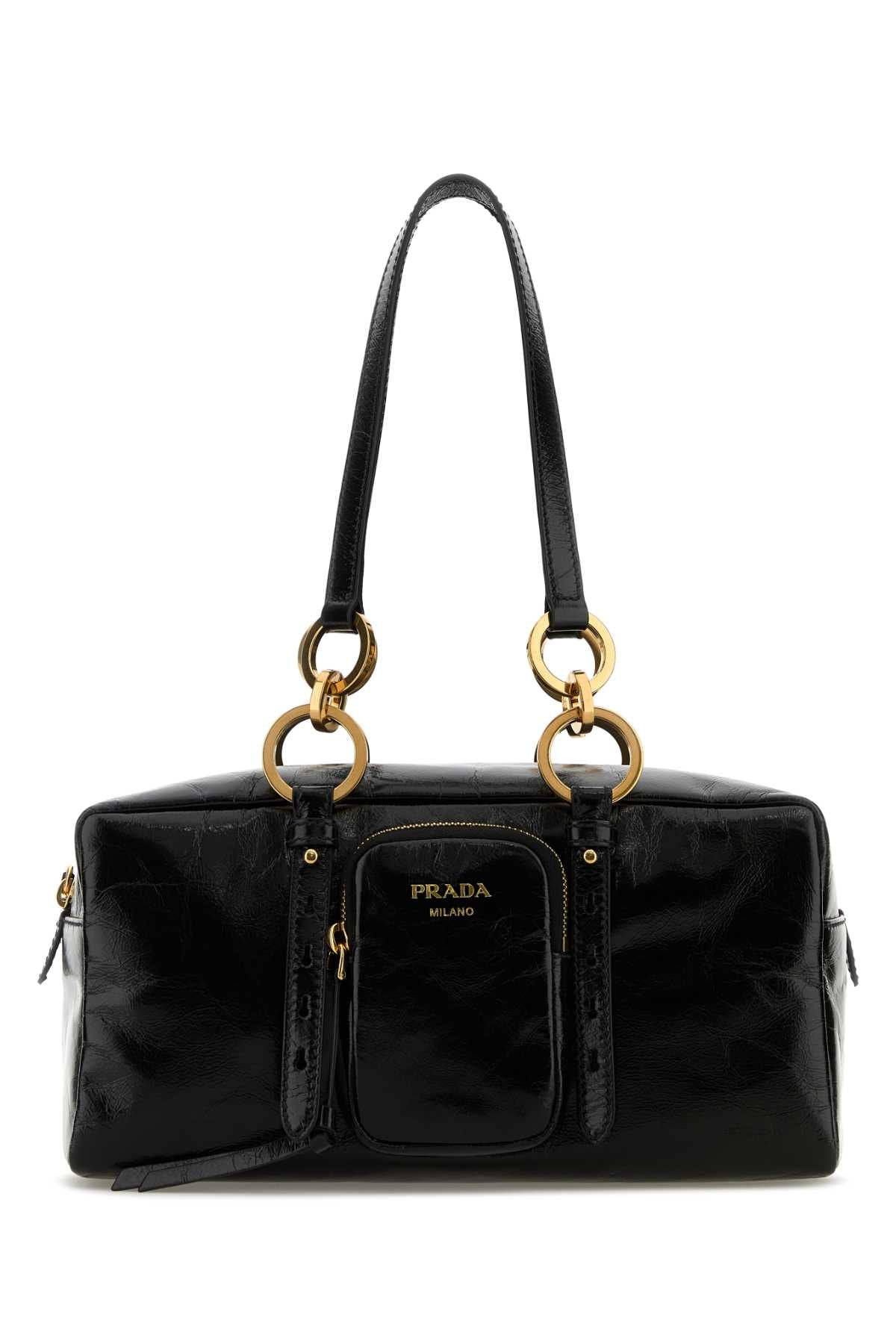 Bolso de hombro Prada Bauletto - Negro
