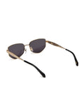 Gafas de sol Just Cavalli SJC200 Cat-Eye de acero inoxidable — Oro rosa