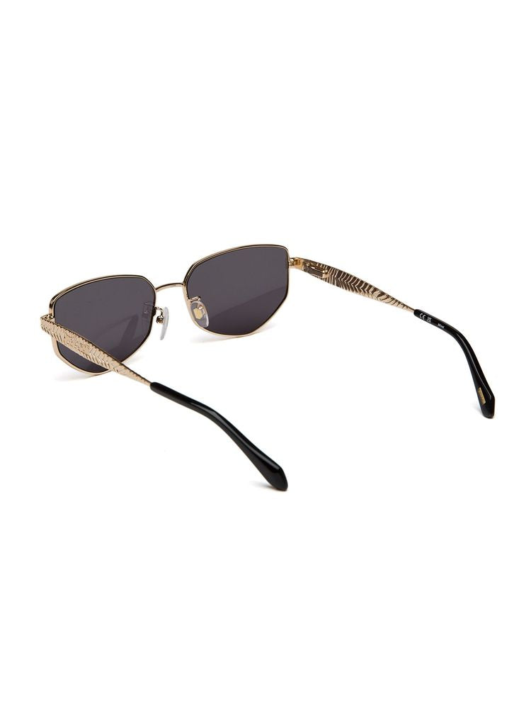 Gafas de sol Just Cavalli SJC200 Cat-Eye de acero inoxidable — Oro rosa
