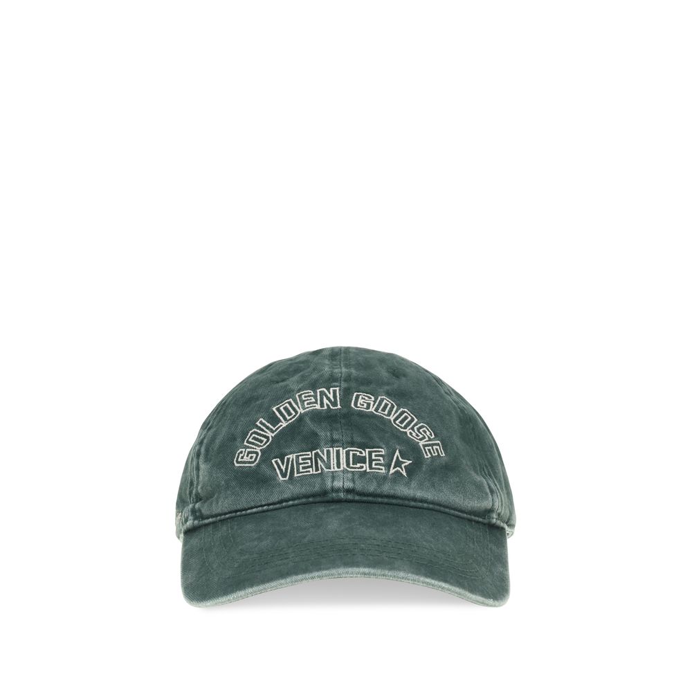 Golden Goose GOGUP02837P00261835980BB Baseball Cap — Green