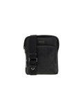 Guess Embossed Logo Crossbody Bag — Black