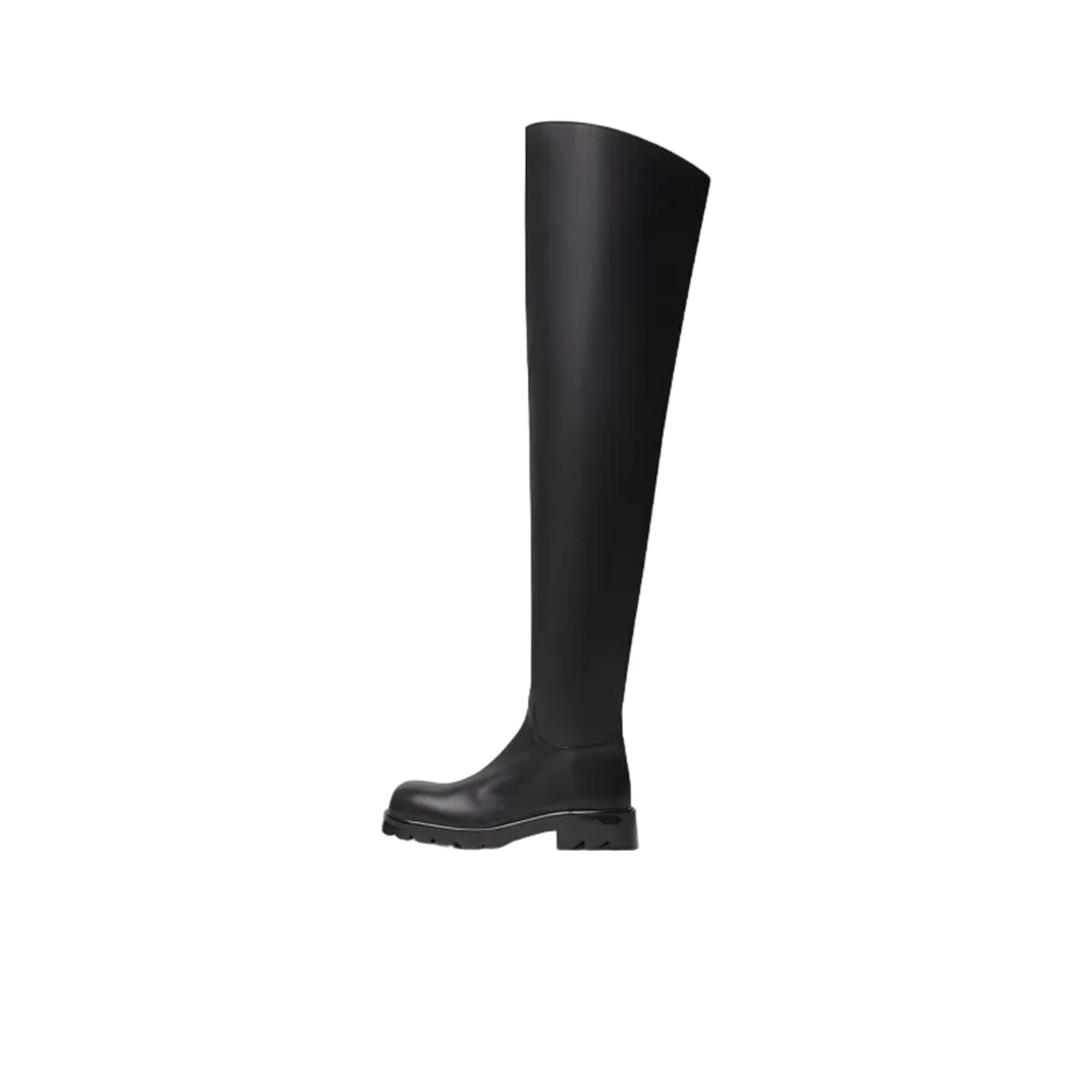 Bottega Veneta Over-The-Knee Boot — Black