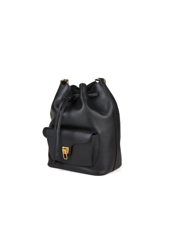 Coccinelle Beat Generatio Bucket Bag — Black