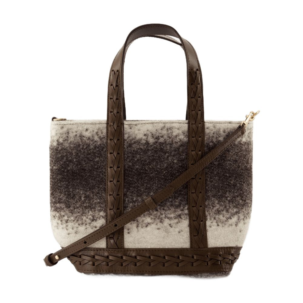Vanessa Bruno Wool Ombré Tote Bag — Brown