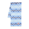 Casablanca Space Dye Monogram Wool Scarf — Blue