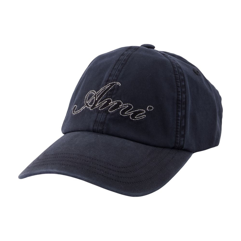 AMI Paris UCP289.AW0052-A339 Baseball Cap — Navy