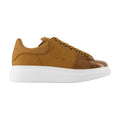 Alexander McQueen Oversized Leather Sneaker — Brown