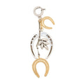 Isabel Marant Horseshoe Charm & Leaf Keychain — Multicolor