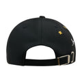 3.Paradis A-003-63 Wool with Embroidered Details Baseball Cap — Black
