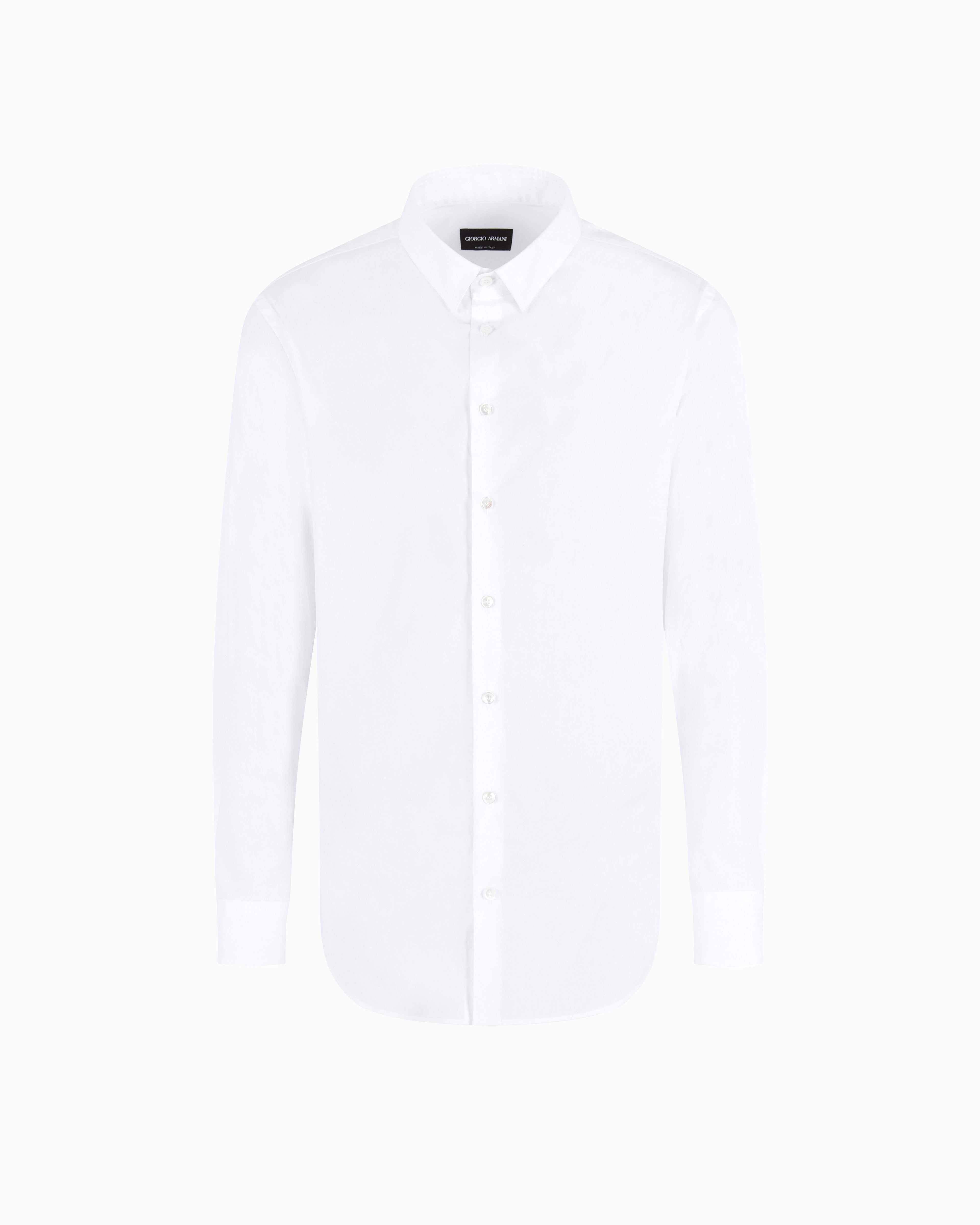 Giorgio Armani Cotton Button-Down Shirt — White