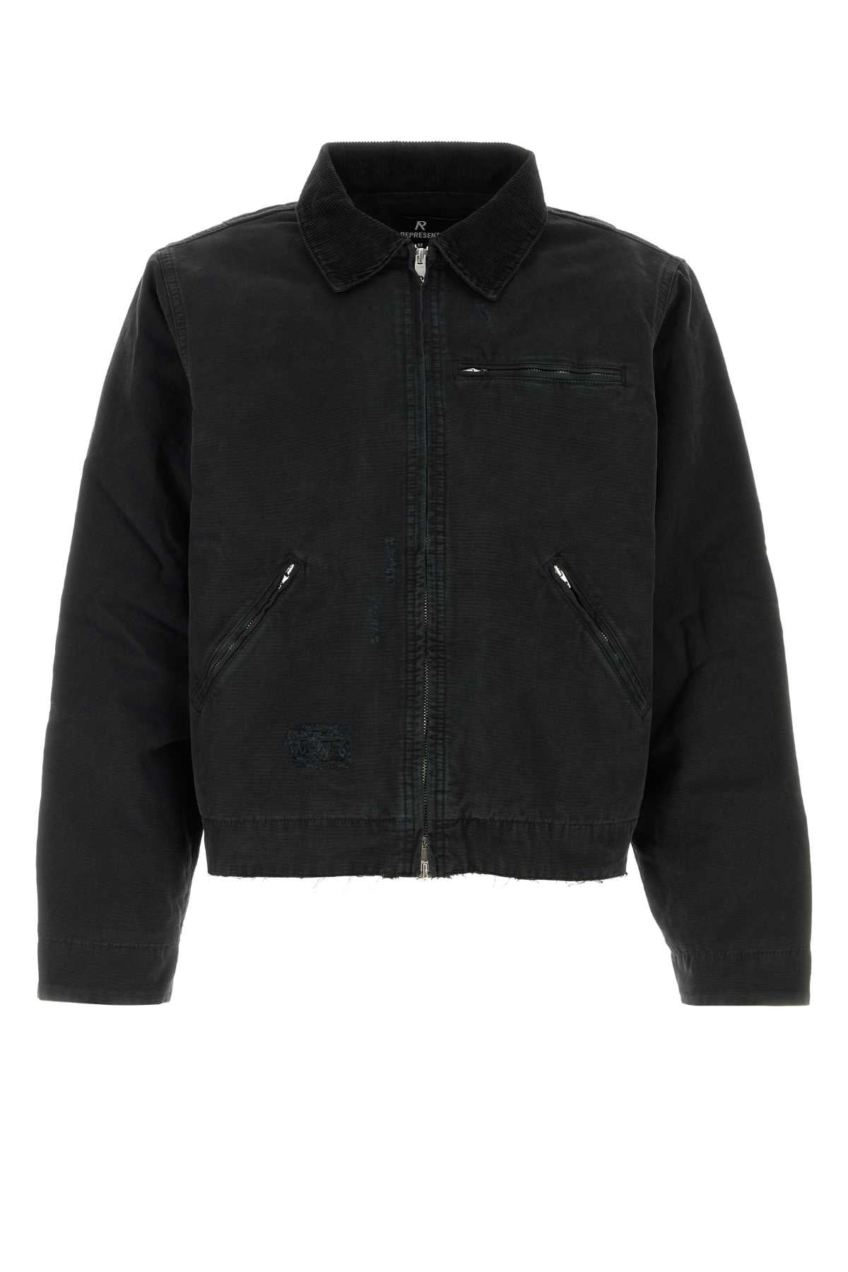 Represent Work Jacket — Black