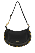 Isabel Marant Oskan Moon Crossbody Bag — Black
