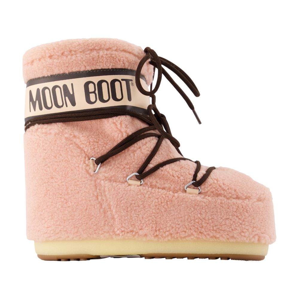 Moon Boot Icon Low Boot — Pink