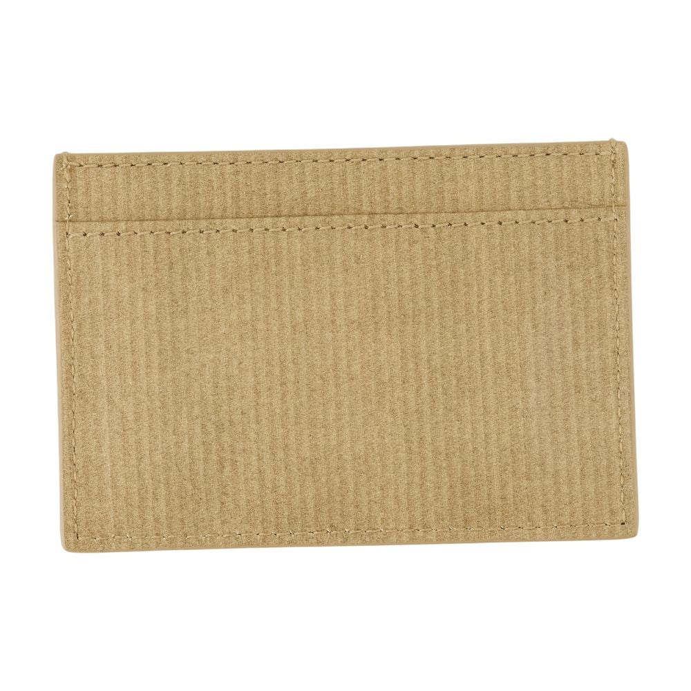 Kenzo Leather Card Case — Beige