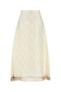 Fendi Wrap Skirt — White