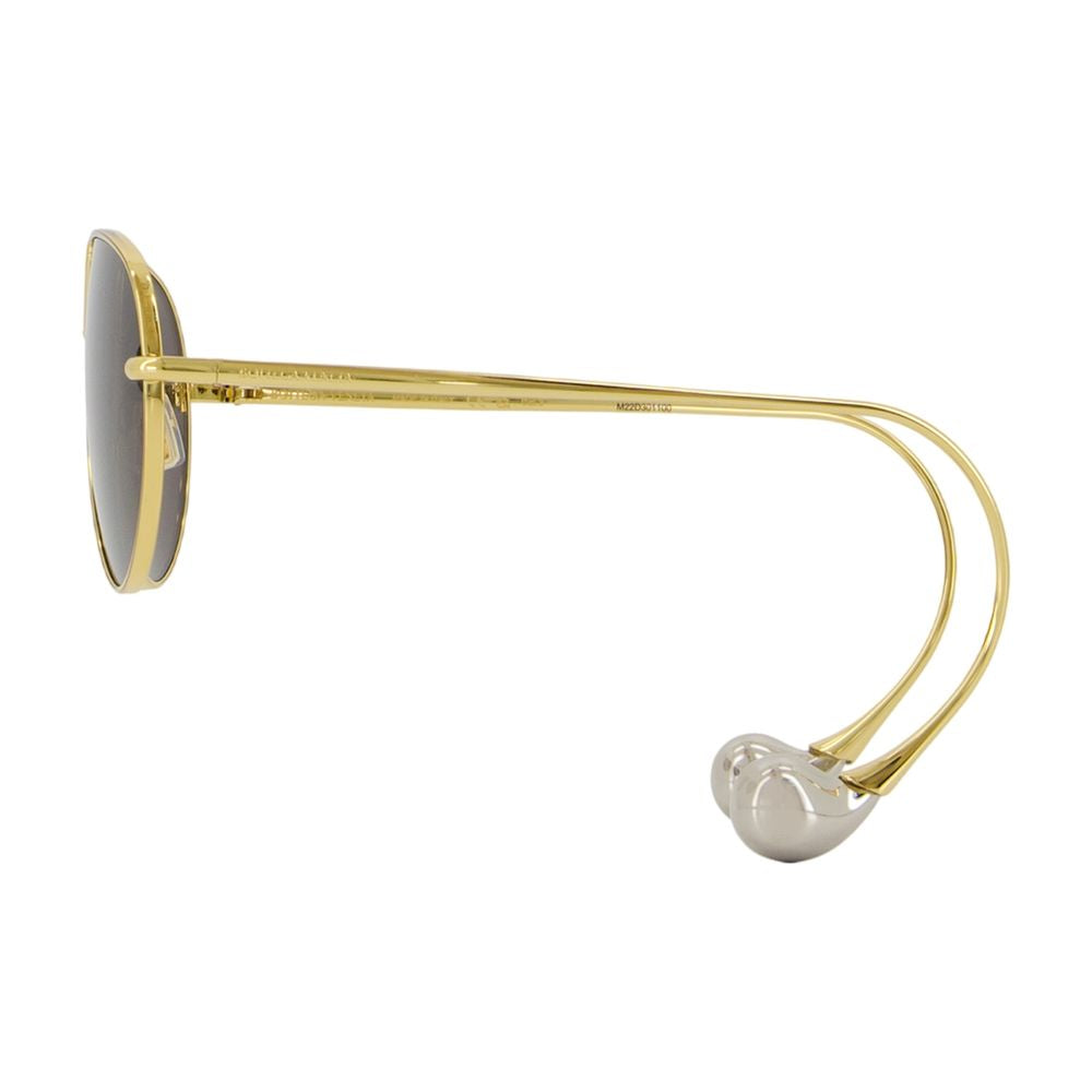 Bottega Veneta BV1437S-001 Sunglasses — Gold