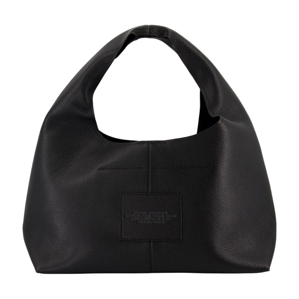 Marc Jacobs Pebbled Leather Shoulder Bag — Black