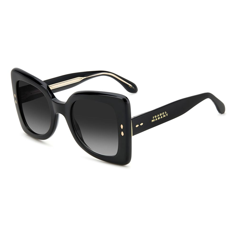 Isabel Marant IMIM0120S807AC Acetate Square Sunglasses — Black