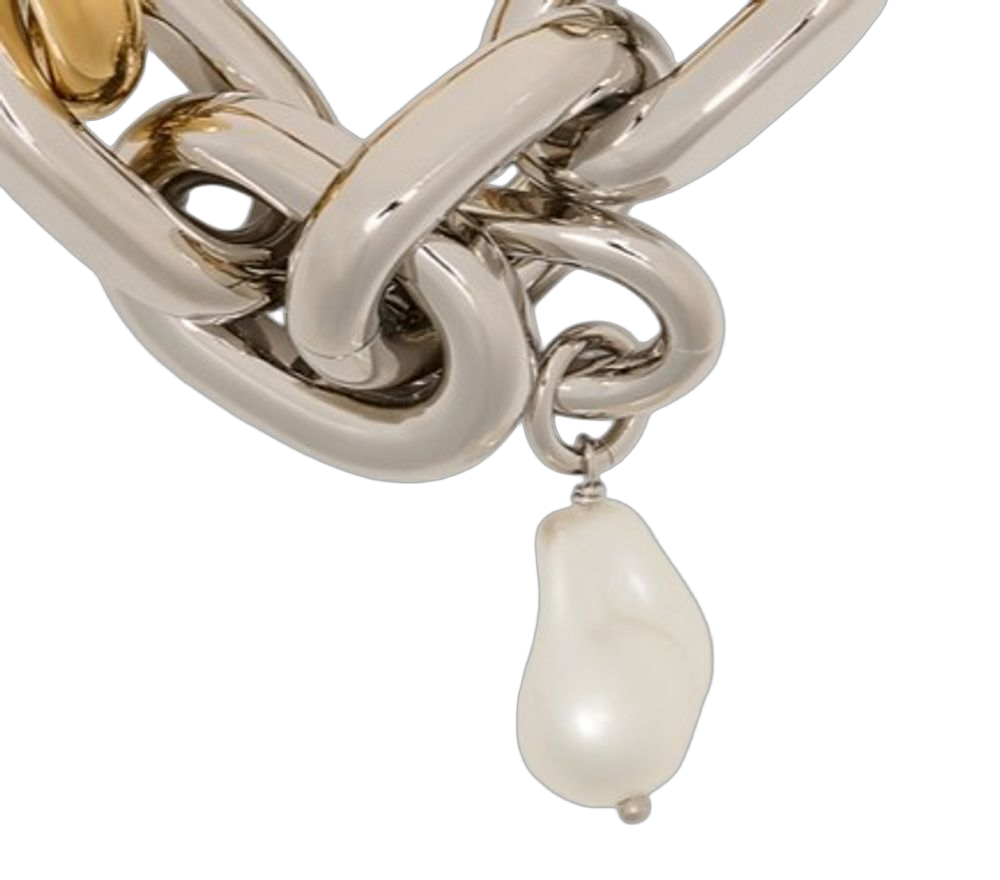Rabanne Chunky Chain-Link Bracelet — Gold