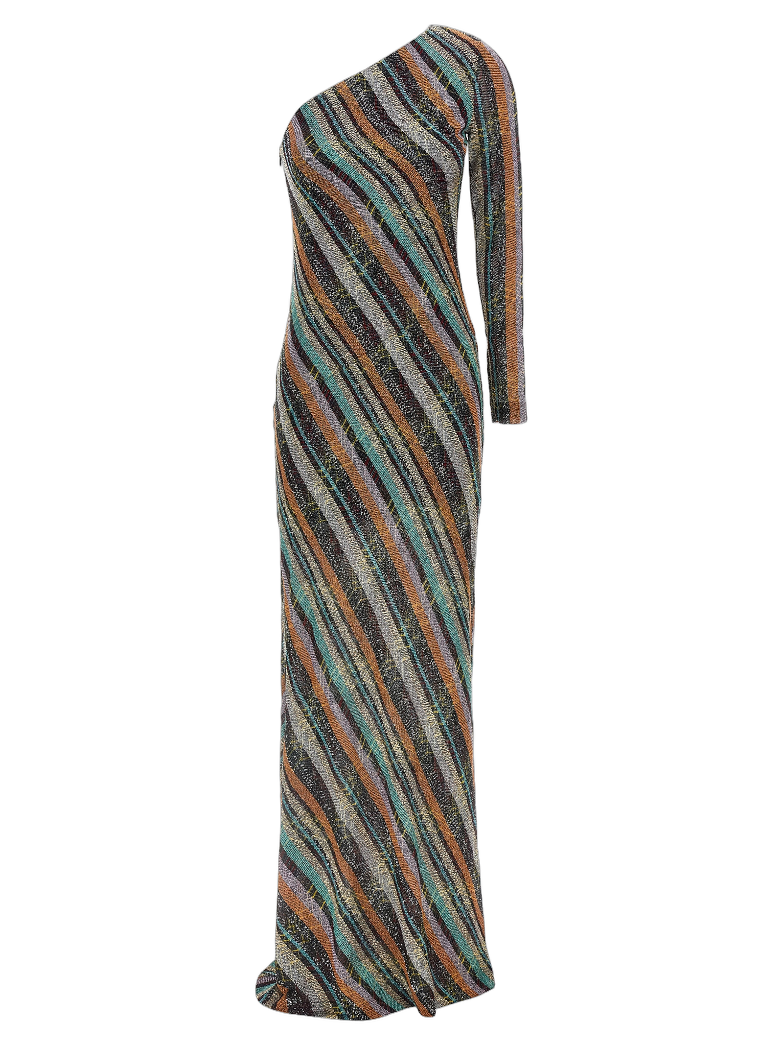 Missoni Sequin-Embellished Viscose Lamé Dress — Multicolor
