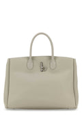 Burberry Top Handle Bag — Beige