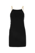 Palm Angels Chain-Strap Slip Dress — Black