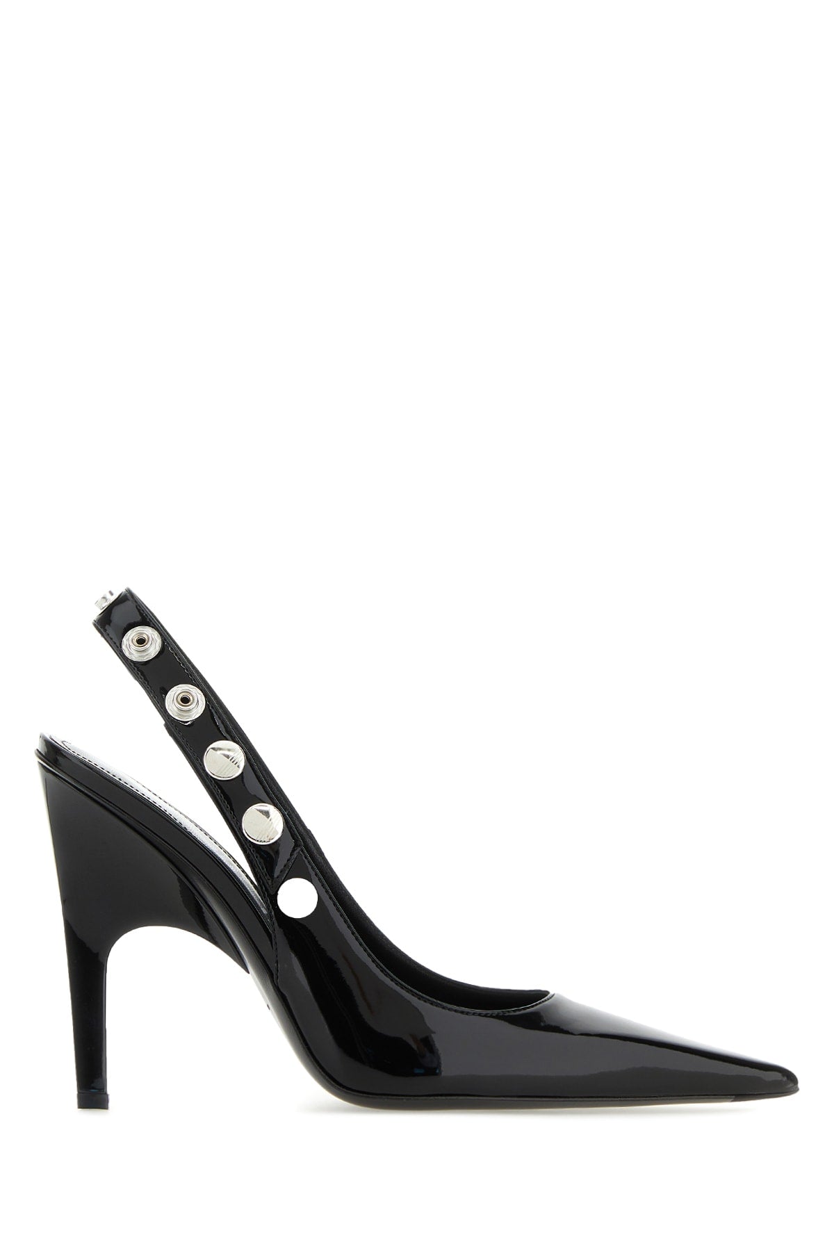 The Attico Studded Slingback Slingback Heel — Black