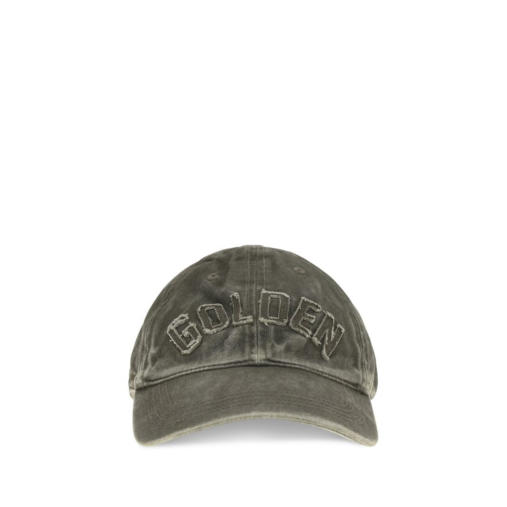 Golden Goose GOGUP02837P00273460529BB Baseball Cap — Gray