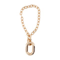 Rabanne Chain-Link Necklace — Rose gold