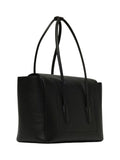 Coccinelle Double Beat Shoulder Bag — Black