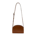 A.P.C. Demi Lune Crossbody Bag — Brown