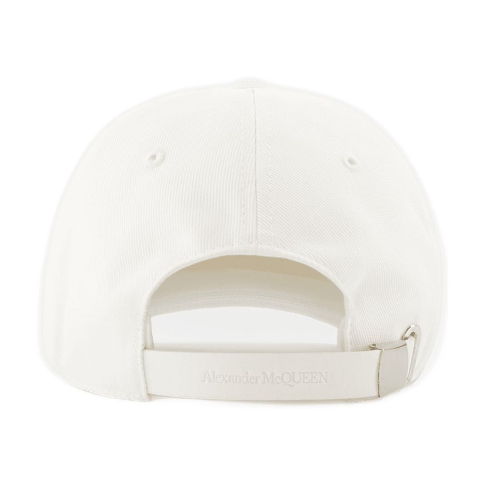 Alexander McQueen 7594504105Q9038 Baseball Cap — White