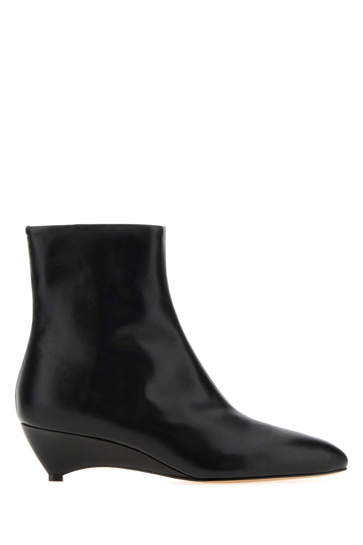 Jil Sander Calf Leather Boot — Black