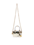 Bolso con asa Pinko Love Berry — Oro