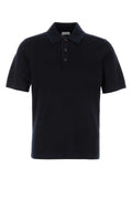 Burberry Wool Polo Shirt — Navy